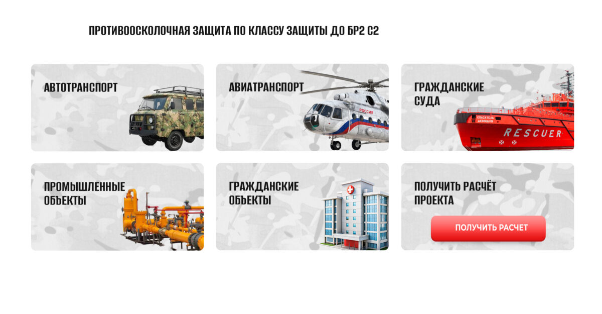 Баллистическая защита корпусная ( БР1 + С2 ) по формам заказчика 